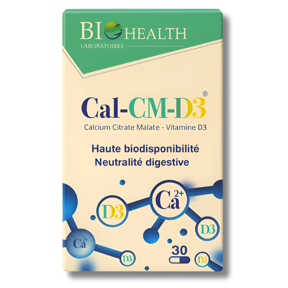 BIOHEALTH - Cal-CM D3 30 GELULES