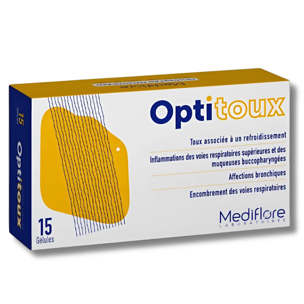 MEDIFLORE - OPTITOUX 15 GELULES