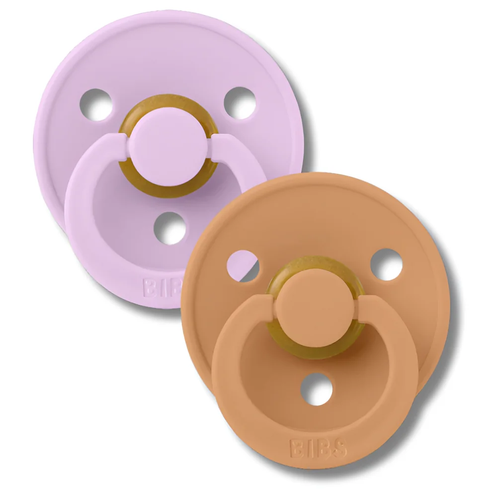BIBS - NATURAL RUBBER LOT DE 2 SUCETTES TAILLE 2 +6MOIS