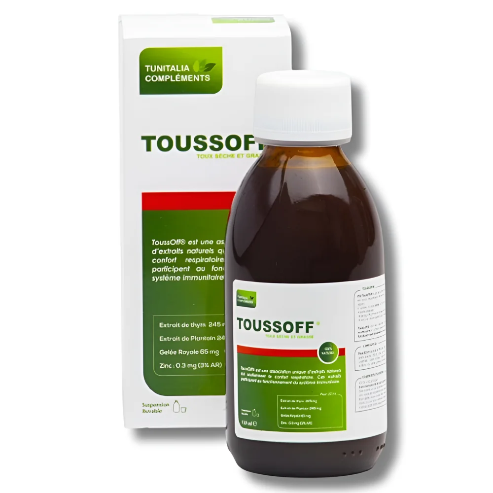TUNITALIA - TOUSSOFF SIROP RHUME ADULTES 150ML