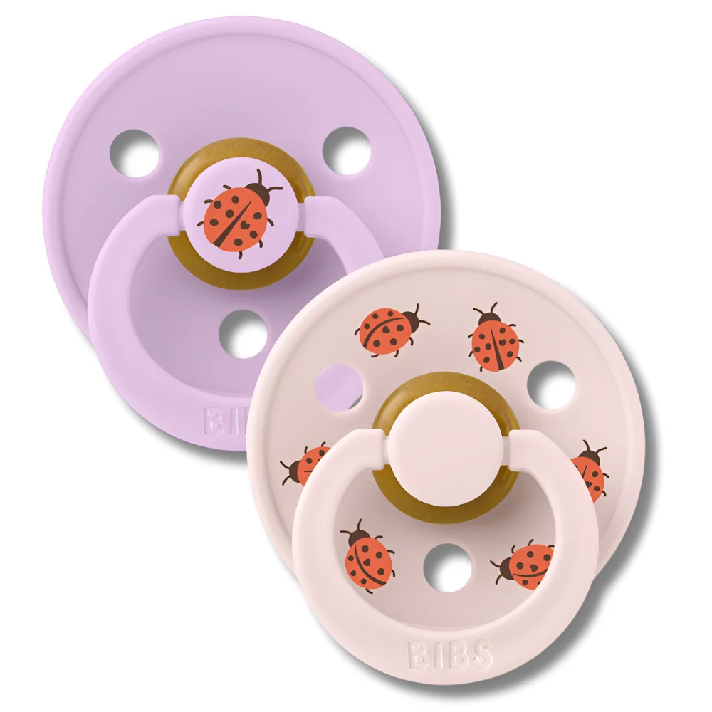 BIBS NATURAL RUBBER - LOT DE 2 SUCETTES TAILLE 2 +6MOIS