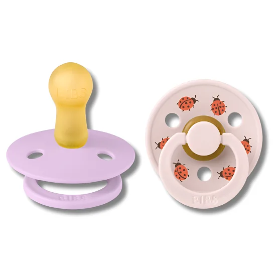 BIBS NATURAL RUBBER - LOT DE 2 SUCETTES TAILLE 2 +6MOIS