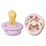 BIBS NATURAL RUBBER - LOT DE 2 SUCETTES TAILLE 2 +6MOIS