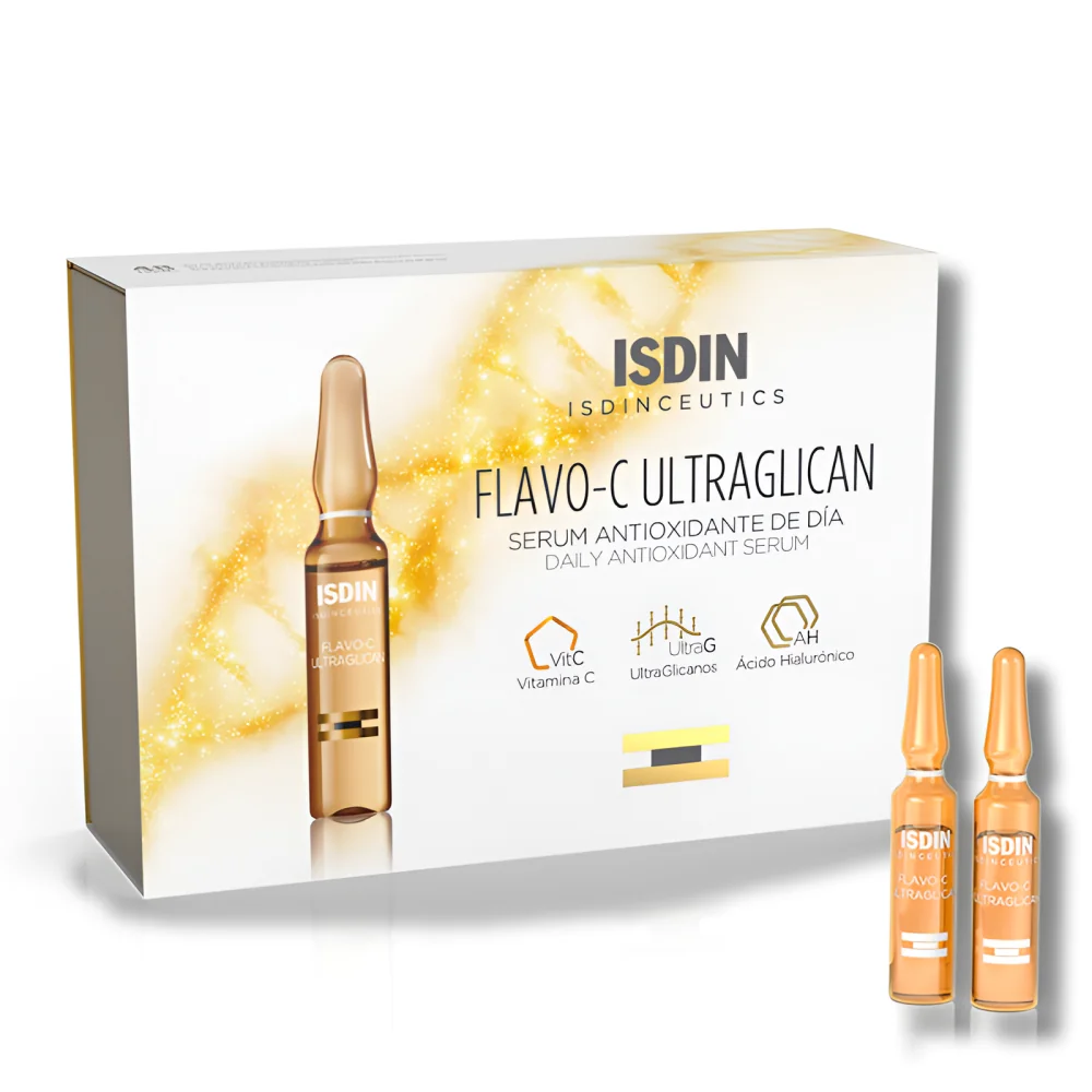 ISDIN ISDINCEUTICS - FLAVO-C ULTRAGLICAN ANTIOXYDANT ET HYDRATANT 30 UNIDOSES DE 2ML