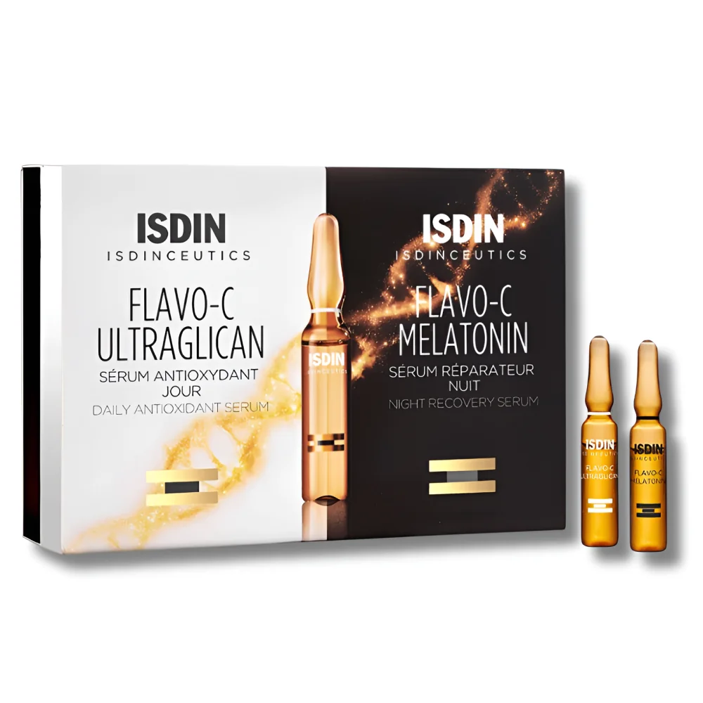 ISDIN flavo c day and night 10x2 ampoules pour Beauté