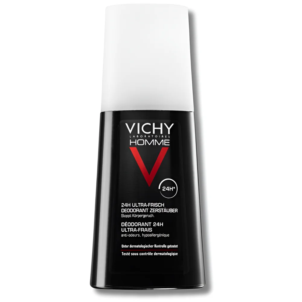 VICHY HOMME - DEODORANT ULTRA-FRAIS 24H VAPORISATEUR 100ML