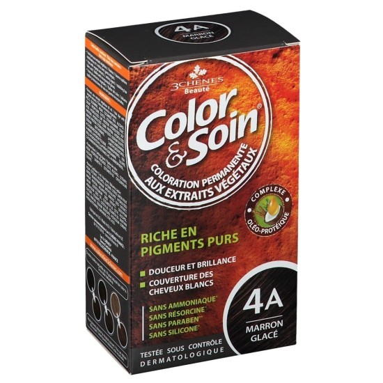 color soin marron glace 4a coloration permanente pour Beauté