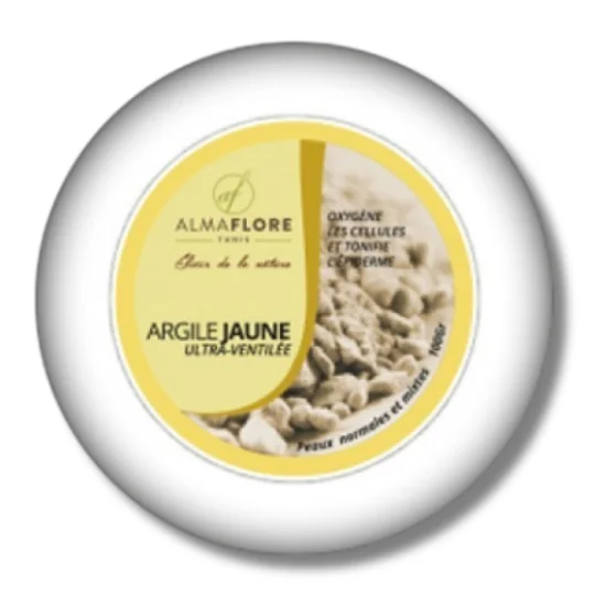ALMAFLORE - ARGILE JAUNE 100GR