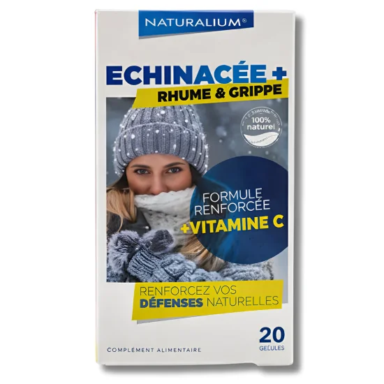 NATURALIUM - ECHINACEE PLUS RHUME ET GRIPPE 20 GELULES