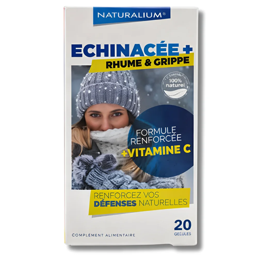 NATURALIUM - ECHINACEE PLUS RHUME ET GRIPPE 20 GELULES