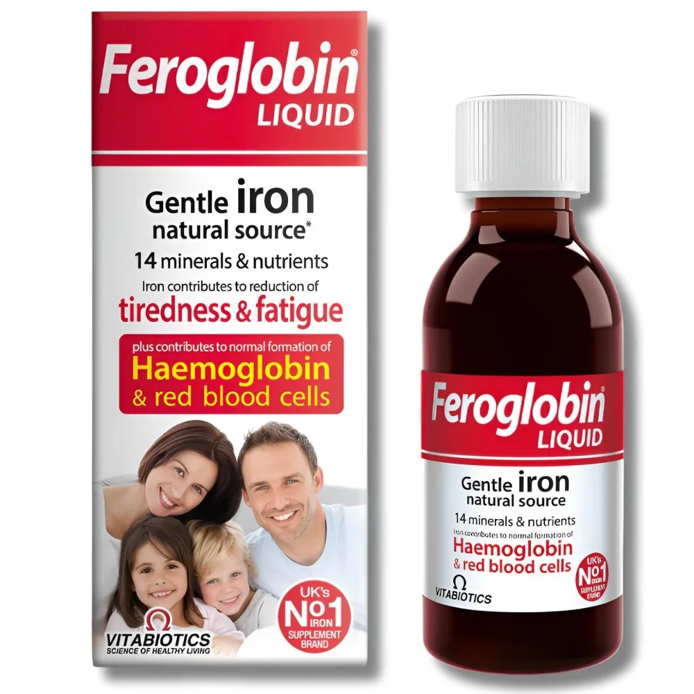 VITABIOTICS - FEROGLOBIN B12 GENTLE LIQUID IRON 200ML
