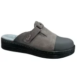 STI LIGHT - SABOTS ORTHOPEDIQUES GRIS AVEC DETAILS DAIM FEMME