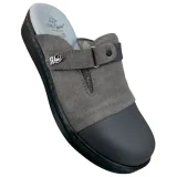 STI LIGHT - SABOTS ORTHOPEDIQUES GRIS AVEC DETAILS DAIM FEMME