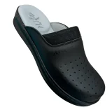 STI LIGHT - SABOTS ORTHOPEDIQUES NOIRS PERFORÉS FEMME