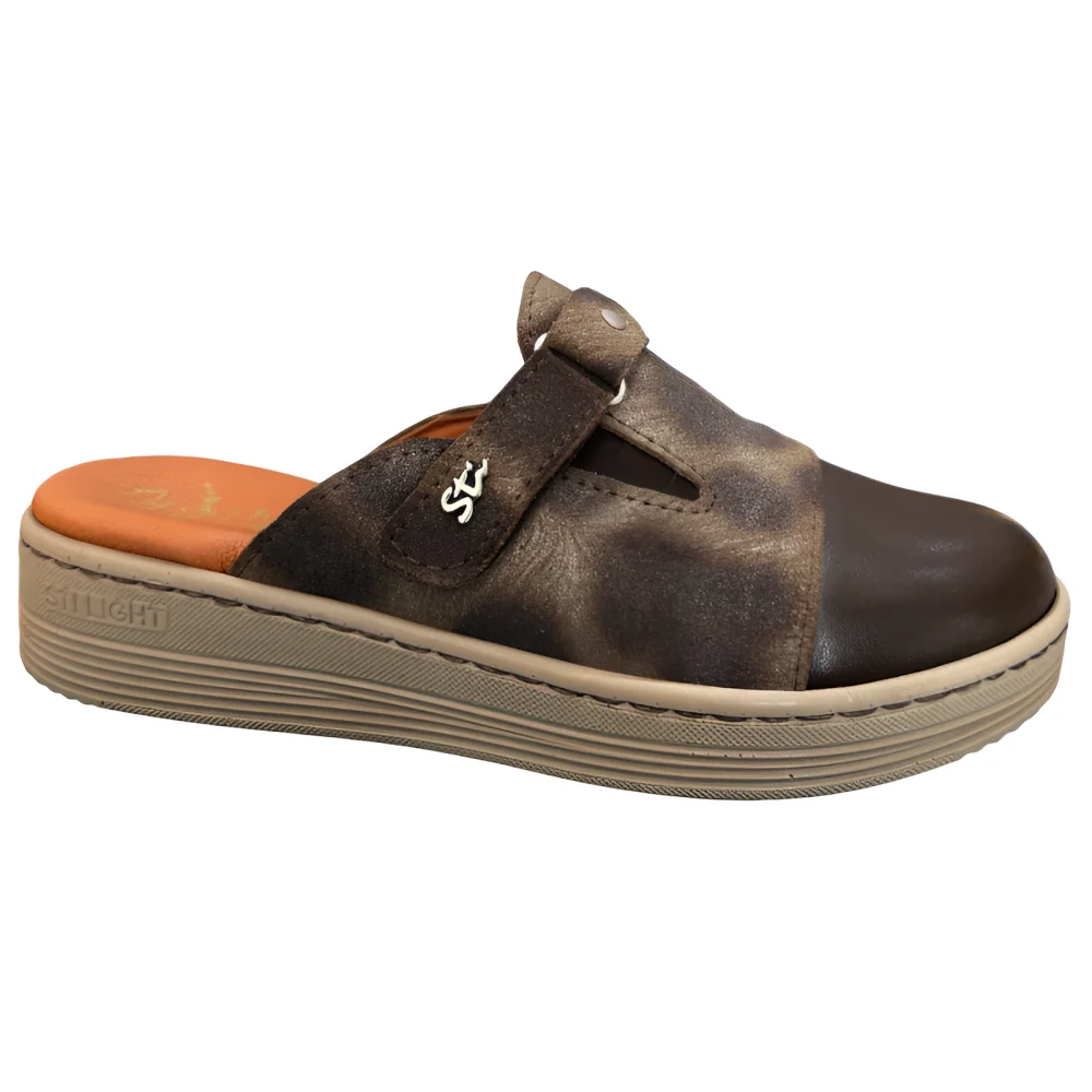 STI LIGHT - SABOTS ORTHOPEDIQUES MARRONS FEMME