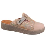 STI LIGHT - SABOTS ORTHOPEDIQUES ROSES PAILLETÉS FEMME