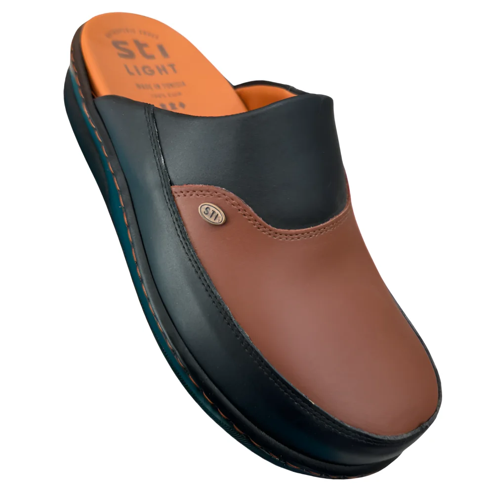 STI LIGHT - SABOT ORTHOPEDIQUES NOIRS ET MARRONS HOMME