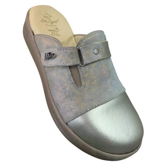 STI LIGHT - SABOTS ORTHOPEDIQUES BEIGE DETAILS PAILLETES FEMME