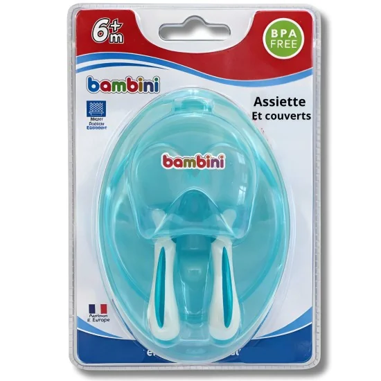 BAMBINI - ASSIETTE ET COUVERTS