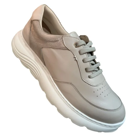 STI LIGHT - CHAUSSURES ORTHOPEDIQUES BEIGE DETAILS PAILLETES FEMME
