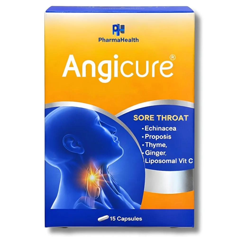 PHARMAHEALTH - ANGICURE MAUX DE GORGE 15 GÉLULES
