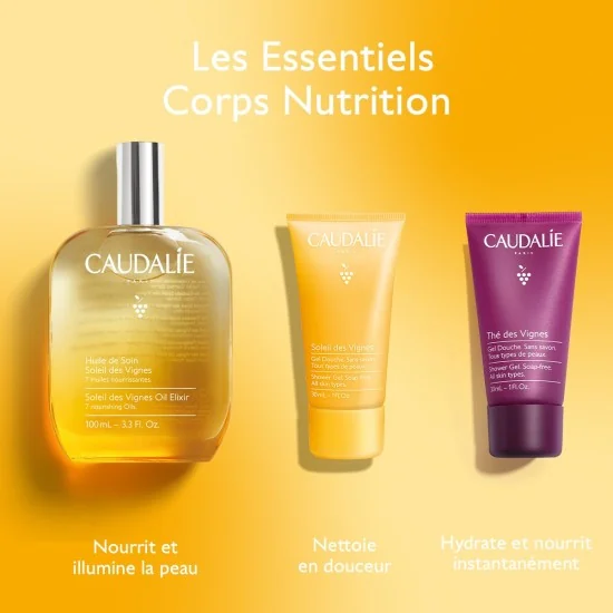 CAUDALIE - OIL ELIXIR COFFRET HUILE DE SOIN SOLEIL DES VIGNES