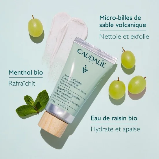 CAUDALIE VINOCLEAN - CREME EXFOLIANTE DESINCRUSTANTE 75ML