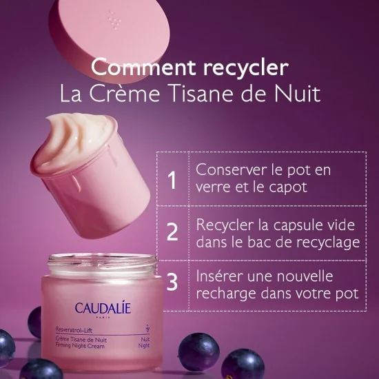 CAUDALIE RESVERATROL LIFT - CREME TISANE DE NUIT 50ML