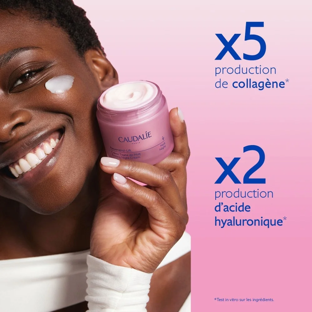 CAUDALIE RESVERATROL LIFT - CREME TISANE DE NUIT RECHARGE 50ML