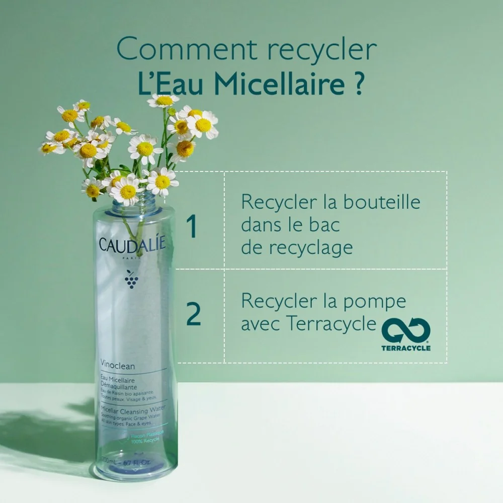 CAUDALIE VINOCLEAN - EAU MICELLAIRE DEMAQUILLANTE 200ML