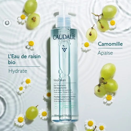 CAUDALIE VINOCLEAN - EAU MICELLAIRE DEMAQUILLANTE 200ML