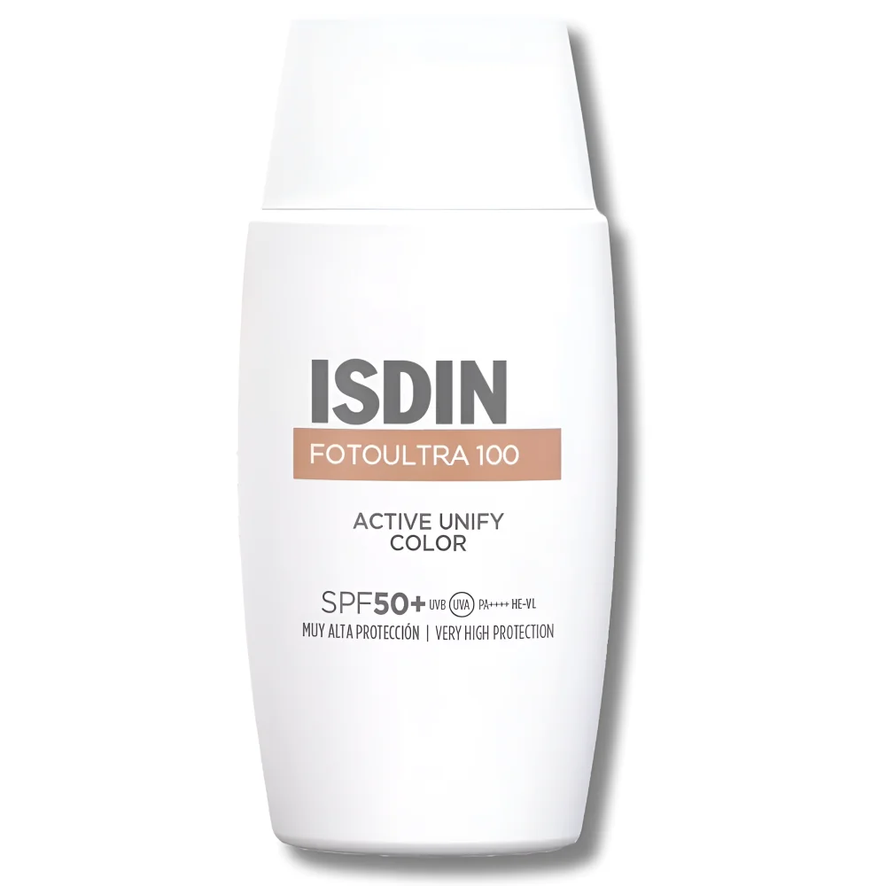 ISDIN PHOTOULTRA 100 - ECRAN SOLAIRE ACTIVE UNIFY FUSION FLUIDE TEINTEE SPF50+ 50ML