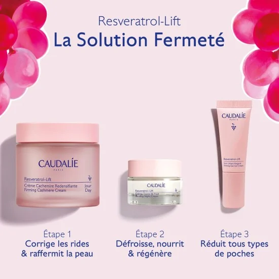 CAUDALIE RESVERATROL LIFT - COFFRET LA SOLUTION FERME