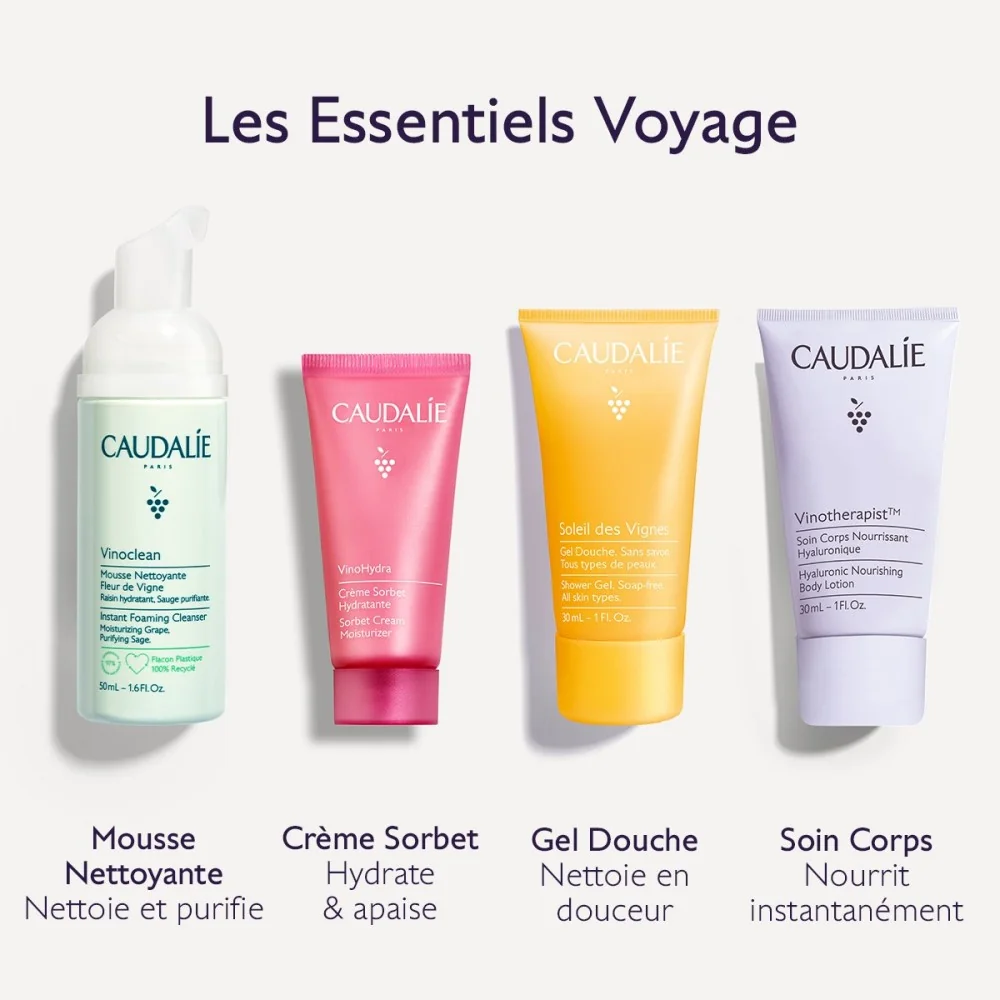 CAUDALIE - TROUSSE LES ESSENTIELS DE VOYAGE