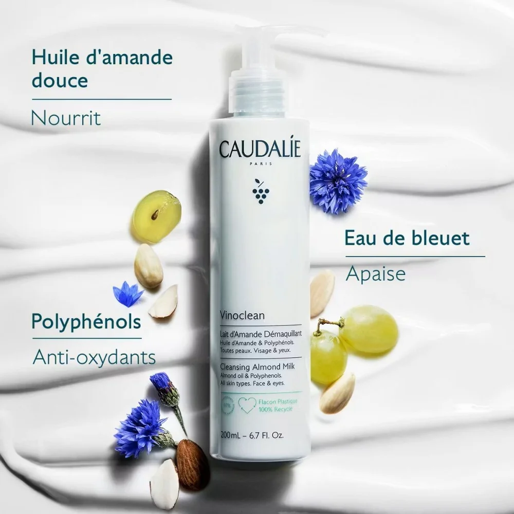 CAUDALIE VINOCLEAN - LAIT D’AMANDE DEMAQUILLANT 200ML