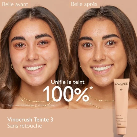 CAUDALIE VINOCRUSH - CC CREME TEINTE 3 30ML