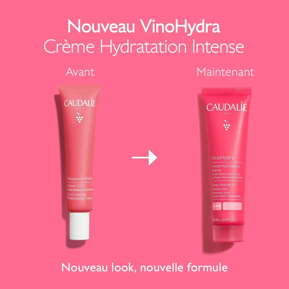 CAUDALIE VINOHYDRA - CREME HYDRATANTE INTENSE 60ML
