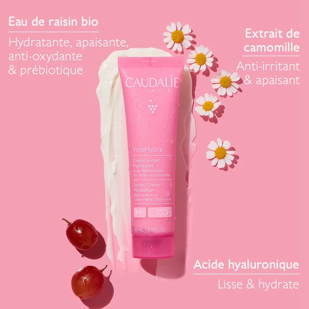 CAUDALIE VINOHYDRA - CREME SORBET HYDRATANTE 60ML