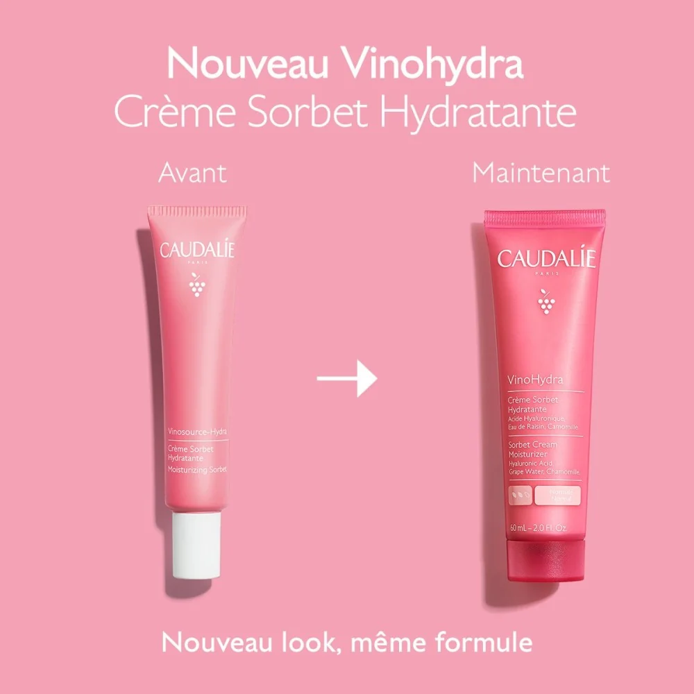 CAUDALIE VINOHYDRA - CREME SORBET HYDRATANTE 60ML