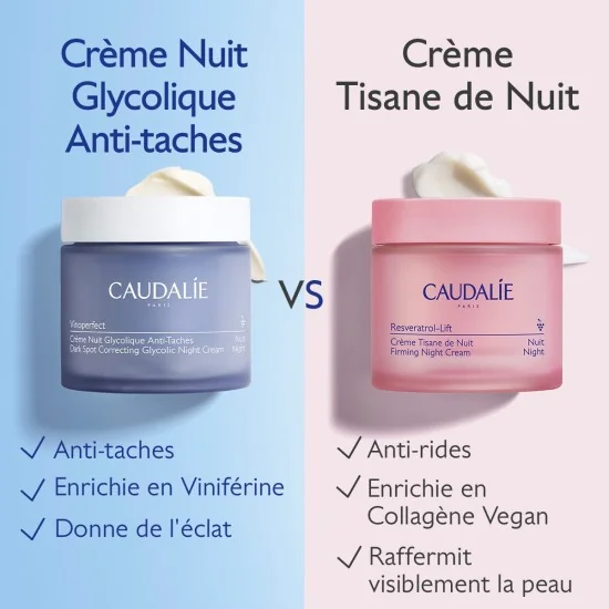 CAUDALIE VINOPERFECT - CREME NUIT GLYCOLIQUE ANTI-TACHES 50ML