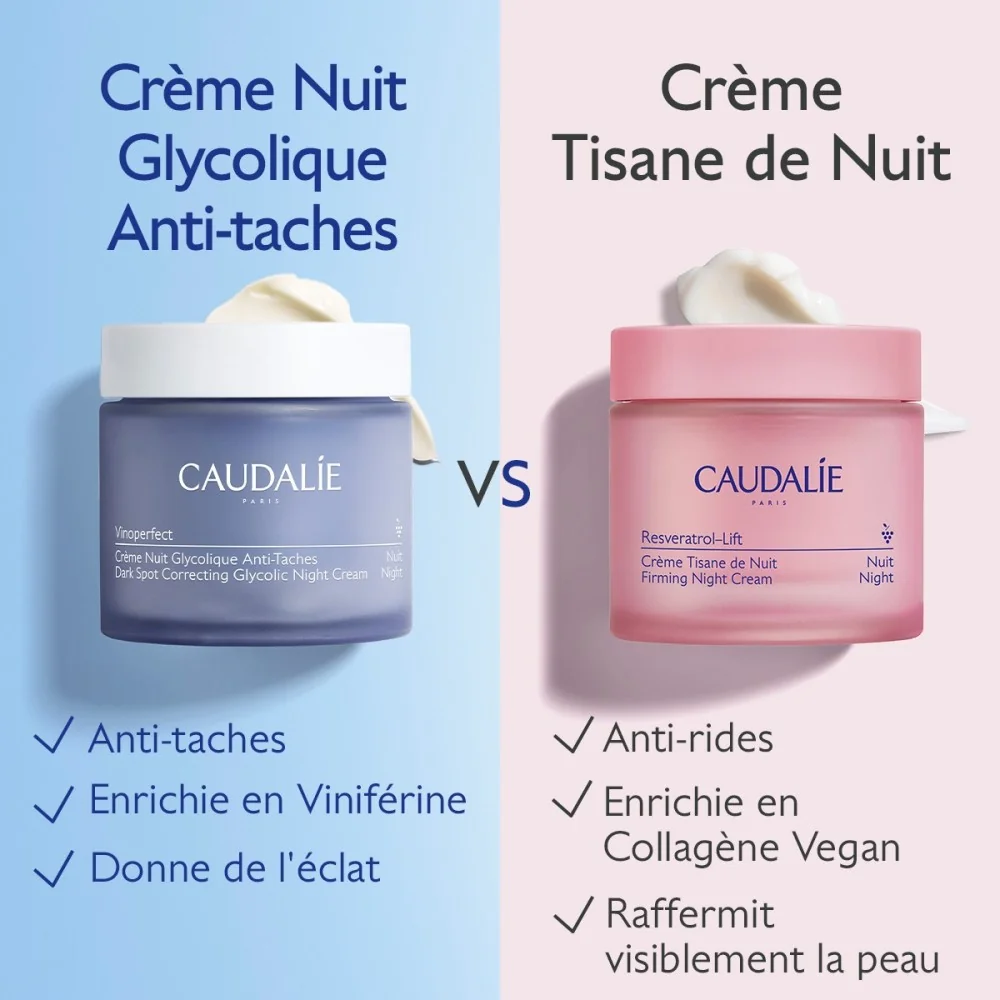 CAUDALIE VINOPERFECT - CREME NUIT GLYCOLIQUE ANTI-TACHES 50ML