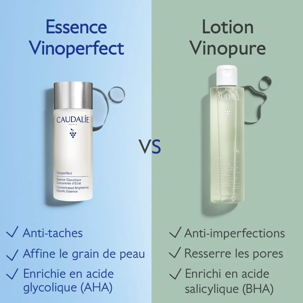 CAUDALIE VINOPERFECT - ESSENCE GLYCOLIQUE CONCENTREE D’ECLAT 100ML