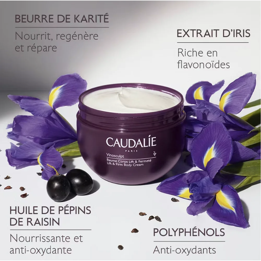 CAUDALIE VINOSCULPT - BAUME CORPS LIFT ET FERMETE 250ML