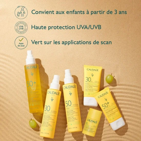 CAUDALIE VINOSUN PROTECT - CREME TRES HAUTE PROTECTION SPF50+ 50ML