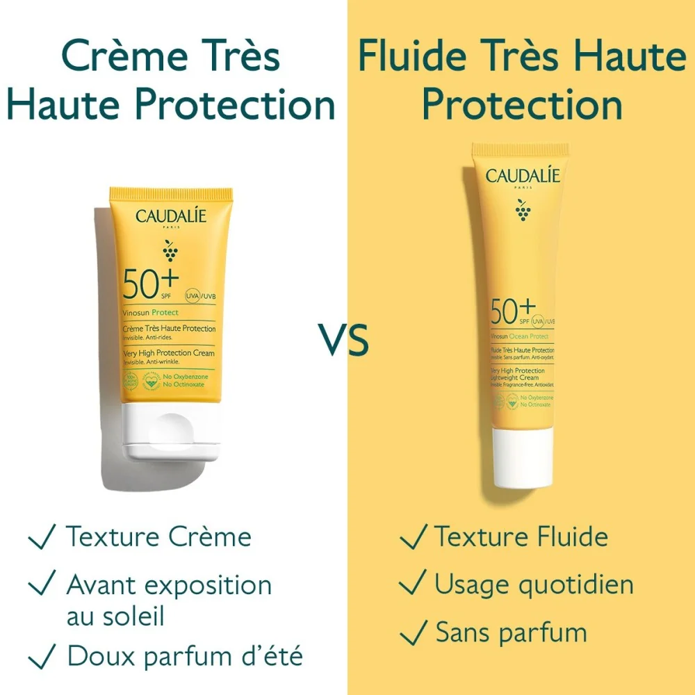 CAUDALIE VINOSUN PROTECT - FLUIDE TRES HAUTE PROTECTION SPF50+ 40ML