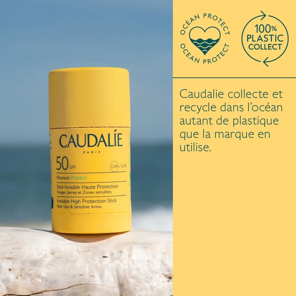 CAUDALIE VINOSUN PROTECT - STICK INVISIBLE HAUTE PROTECTION SPF50 15G