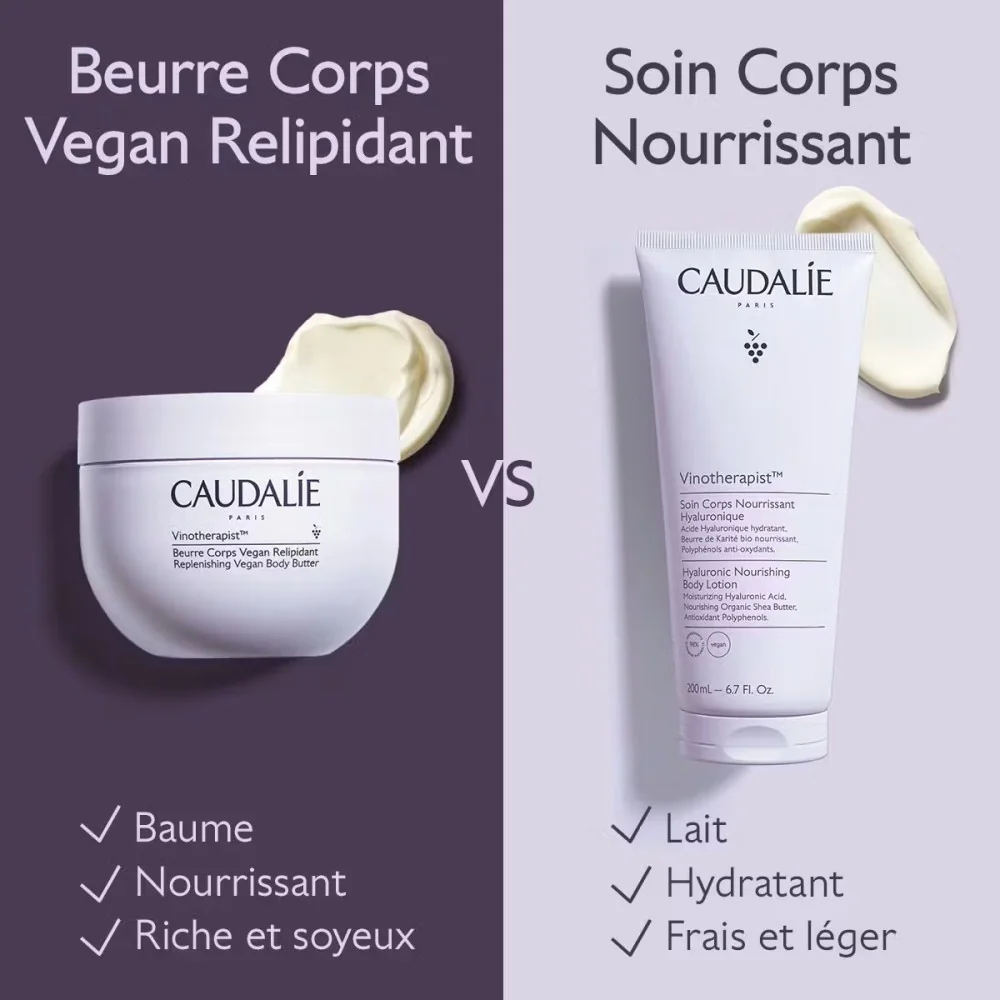CAUDALIE VINOTHERAPIST - BEURRE CORPS VEGAN RELIPIDANT 250ML