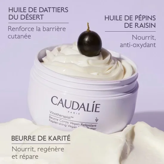 CAUDALIE VINOTHERAPIST - BEURRE CORPS VEGAN RELIPIDANT 250ML