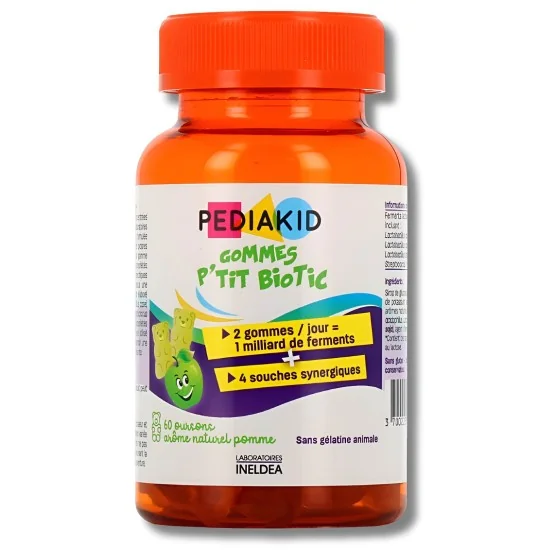 PEDIAKID - GOMMES P'TITBIOTIQUE 60 OURSONS