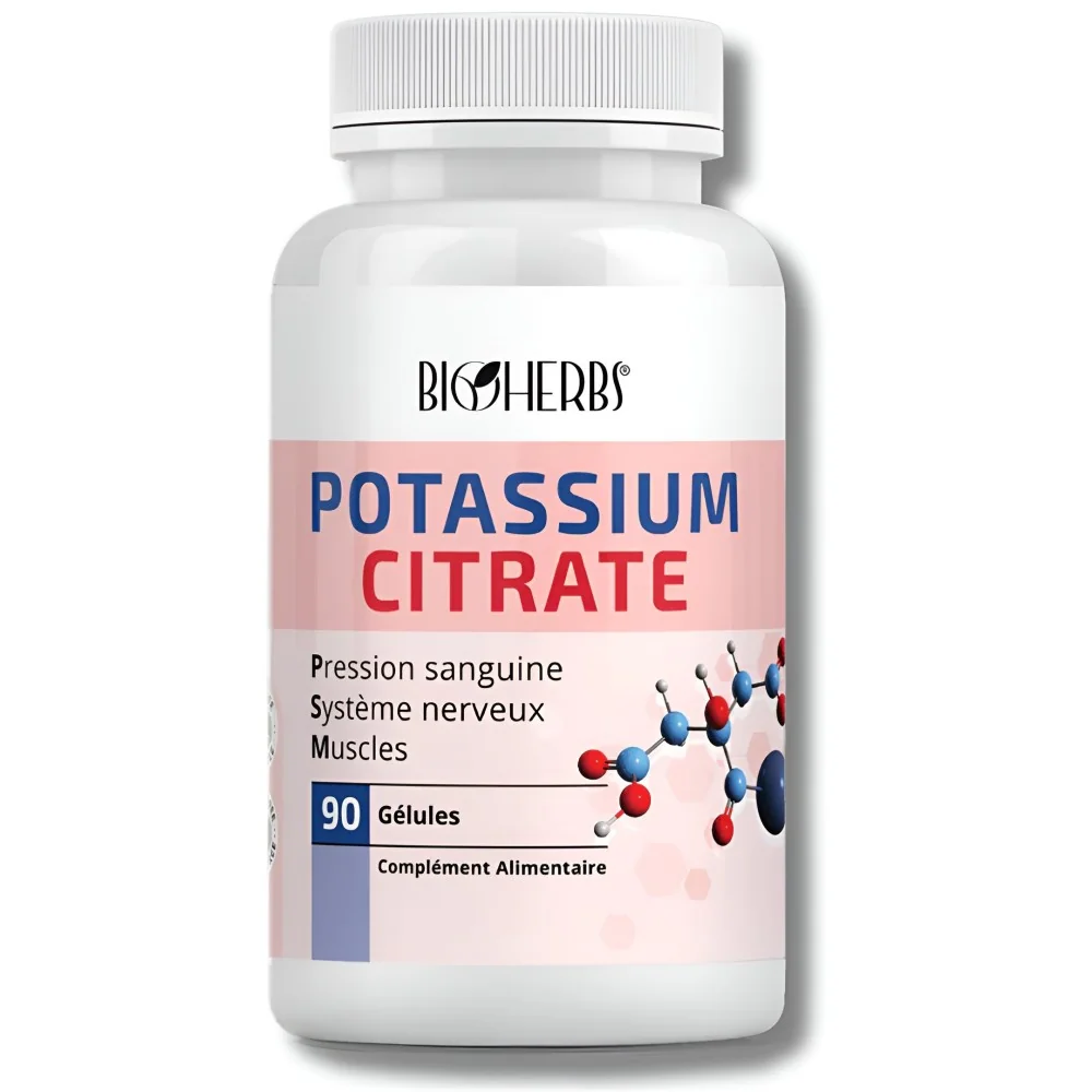 BIOHERBS - POTASSIUM CITRATE 90 GELULES